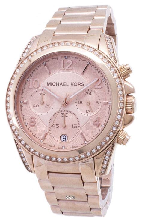 michael kors rose gold watch waterproof|Michael Kors mk5263 rose gold.